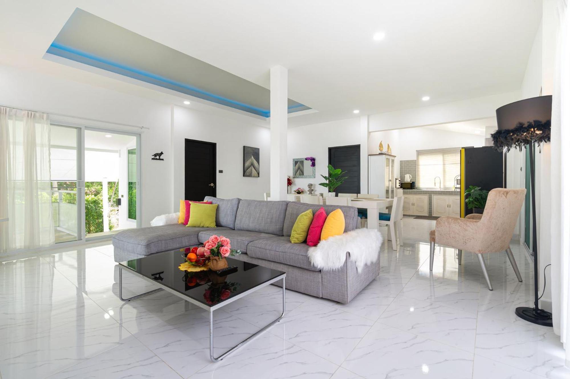 Mona Seaview Pool Villa Beach Front Aoyon Beach Ban Makham Oda fotoğraf