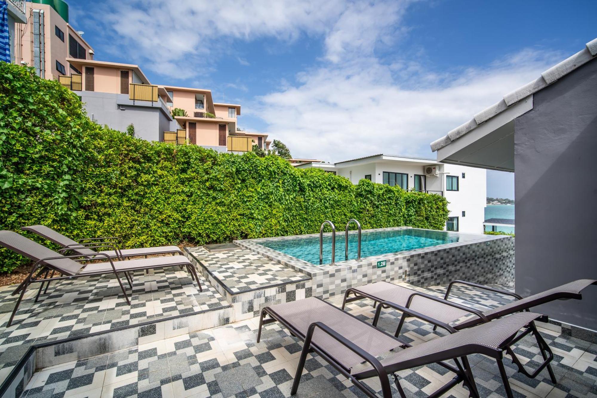 Mona Seaview Pool Villa Beach Front Aoyon Beach Ban Makham Oda fotoğraf