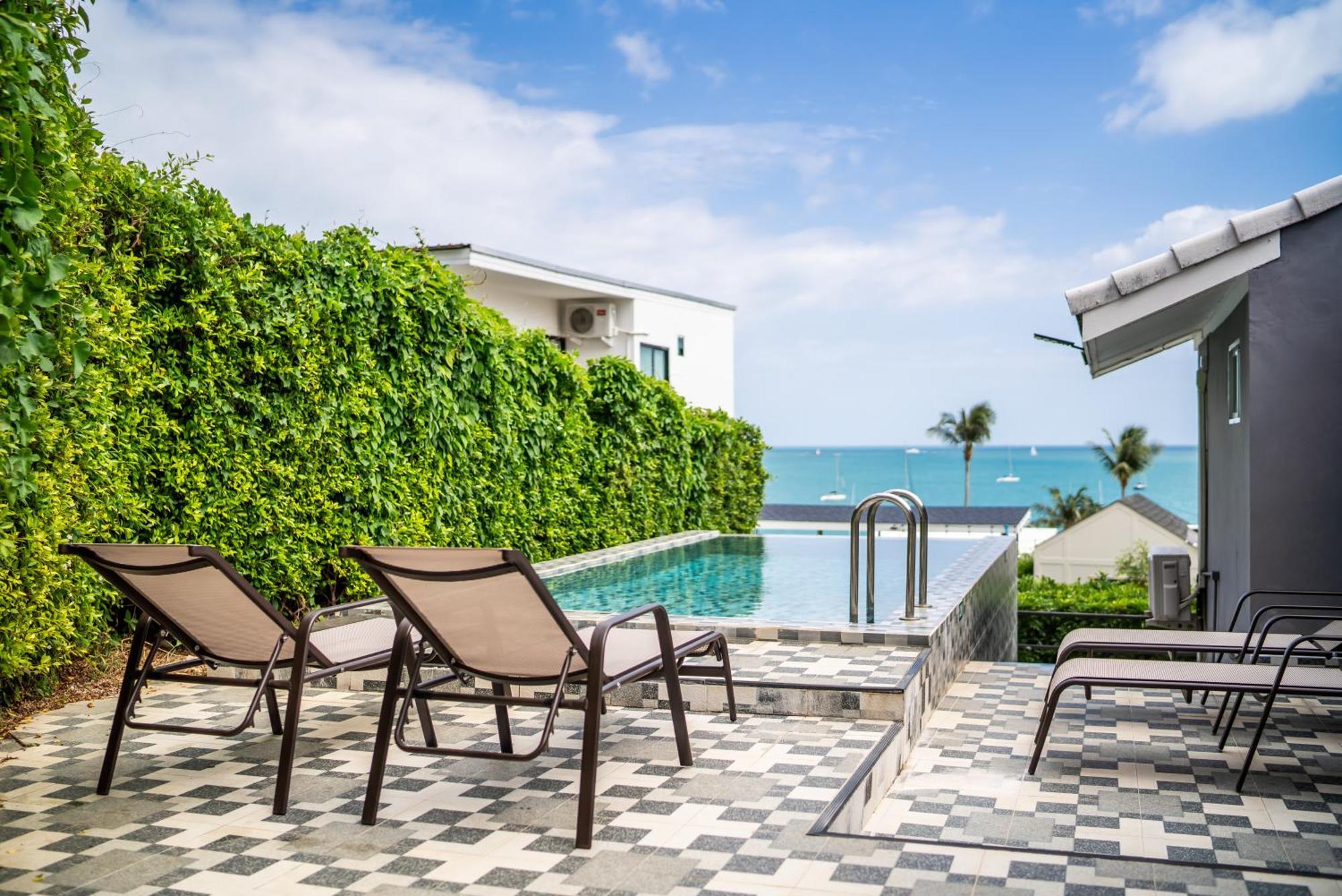 Mona Seaview Pool Villa Beach Front Aoyon Beach Ban Makham Oda fotoğraf
