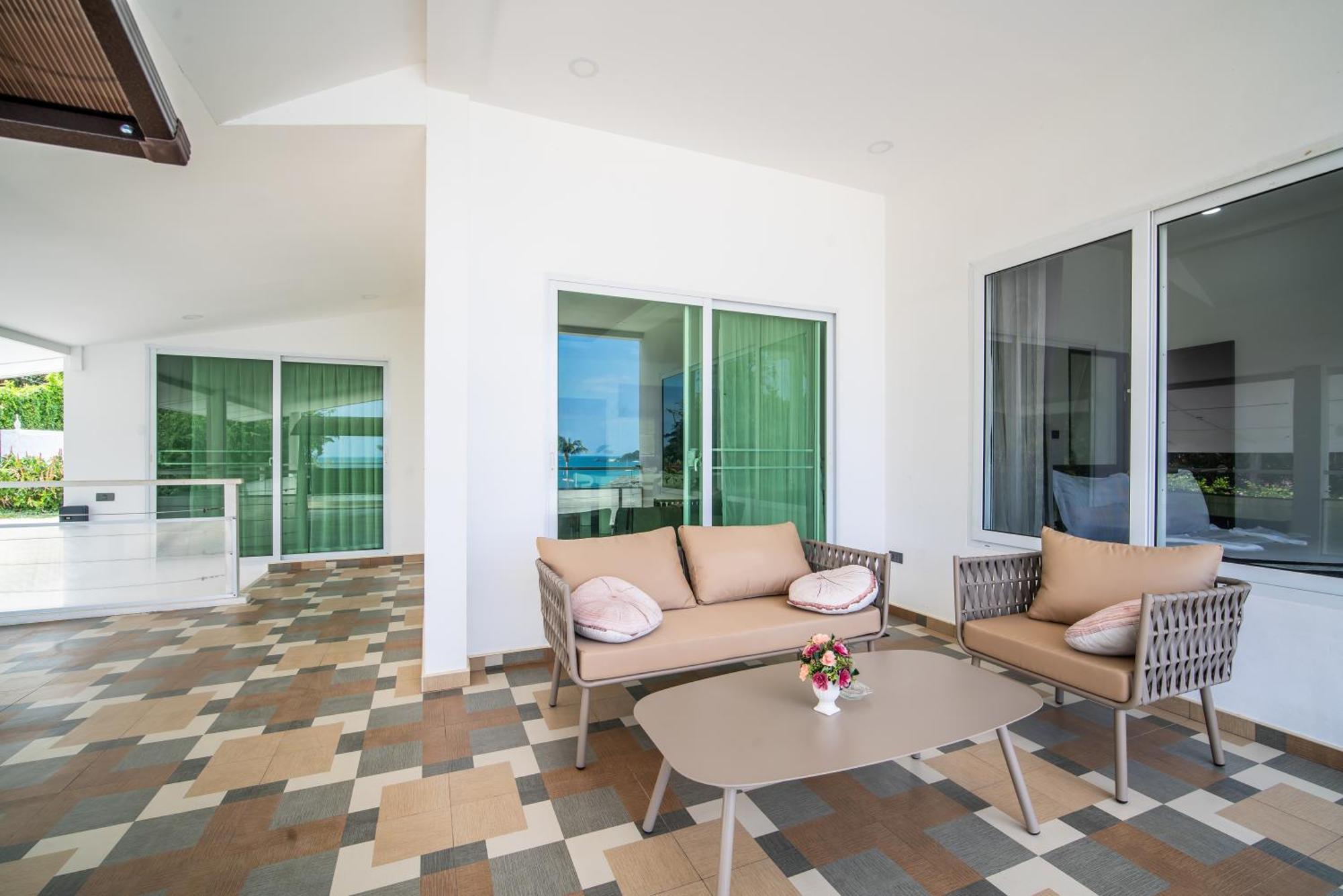 Mona Seaview Pool Villa Beach Front Aoyon Beach Ban Makham Oda fotoğraf