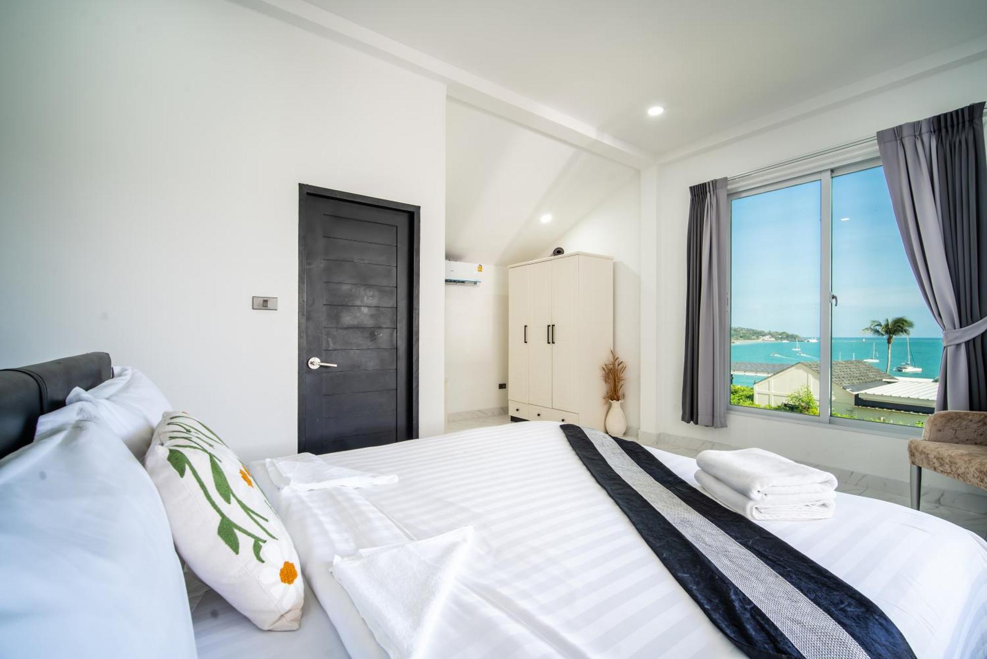 Mona Seaview Pool Villa Beach Front Aoyon Beach Ban Makham Oda fotoğraf
