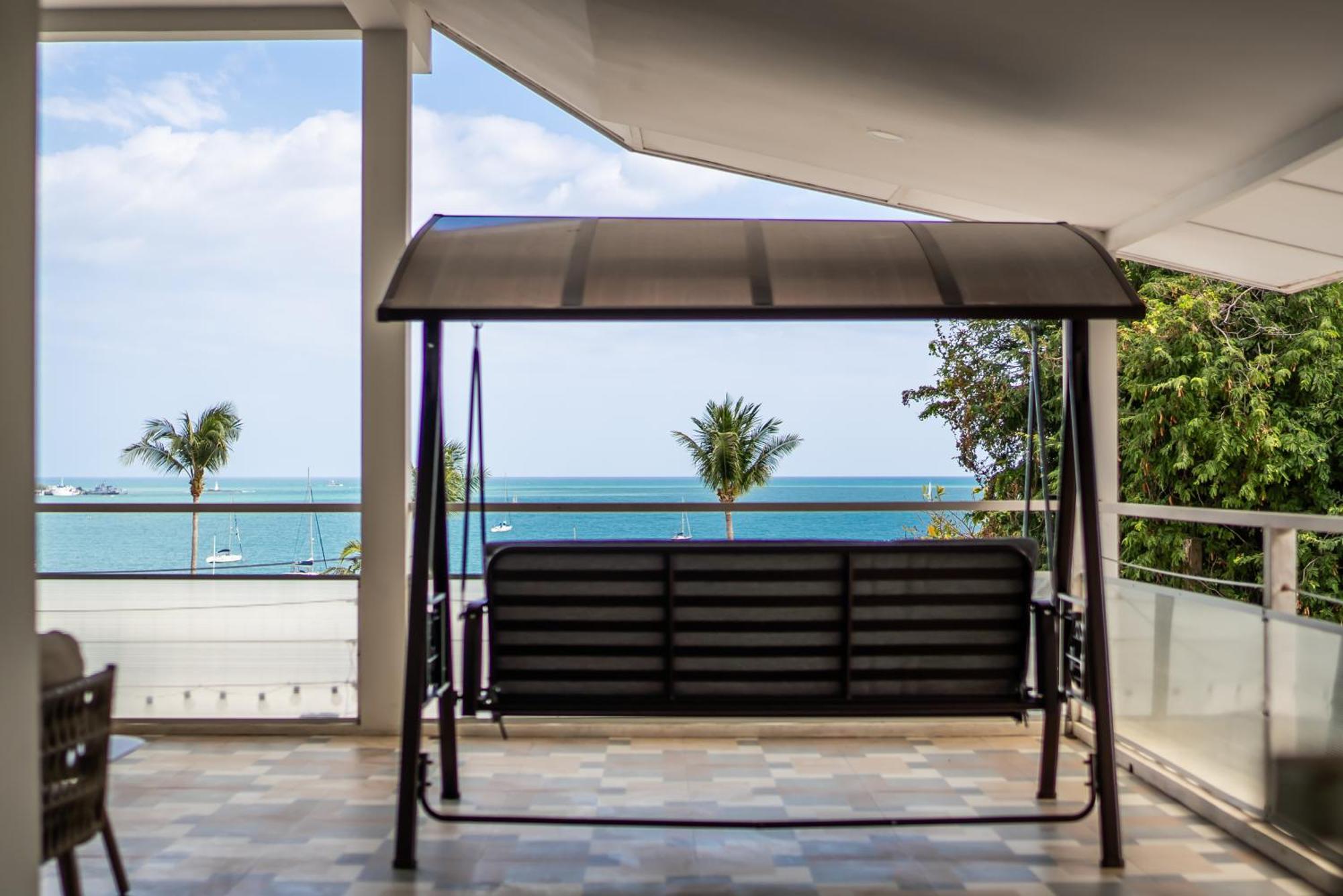 Mona Seaview Pool Villa Beach Front Aoyon Beach Ban Makham Oda fotoğraf