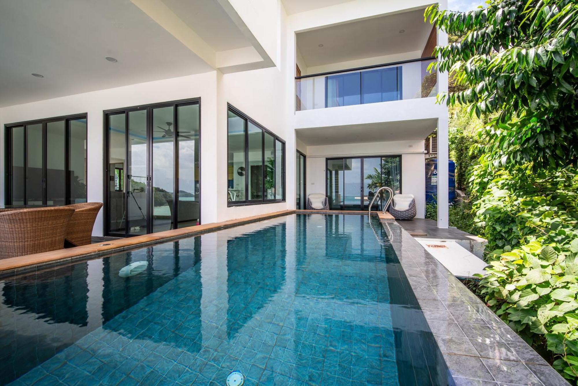Mona Seaview Pool Villa Beach Front Aoyon Beach Ban Makham Oda fotoğraf